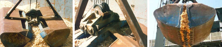Grabs for woodchips