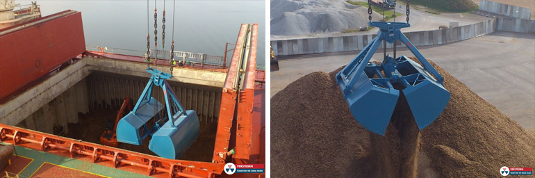 Handling woodchips